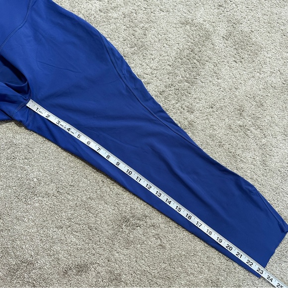 Lululemon Women’s Base Pace High-Rise Crop Leggings 23" in Symphony Blue Size 10 - Picture 14 of 16